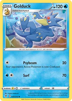 Golduck #25, Reverse Foil