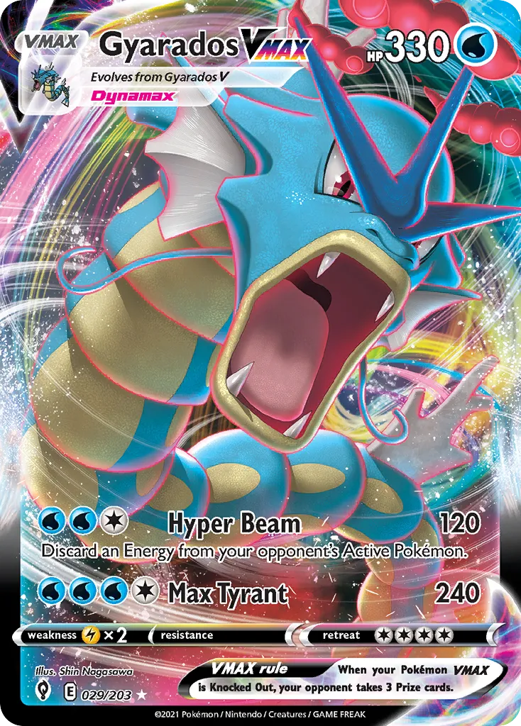 Gyarados VMAX #29, Evolving Skies