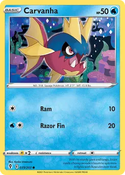 Carvanha #35, Reverse Foil