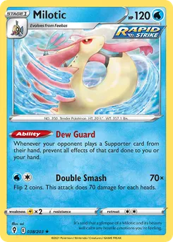 Milotic #38, Reverse Foil