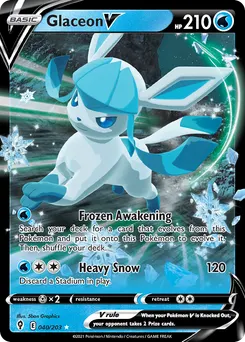 Glaceon V #40, Standard