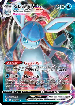 Glaceon VMAX #41, Inverted Back