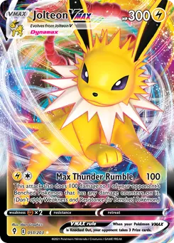 Jolteon VMAX #51, Inverted Back