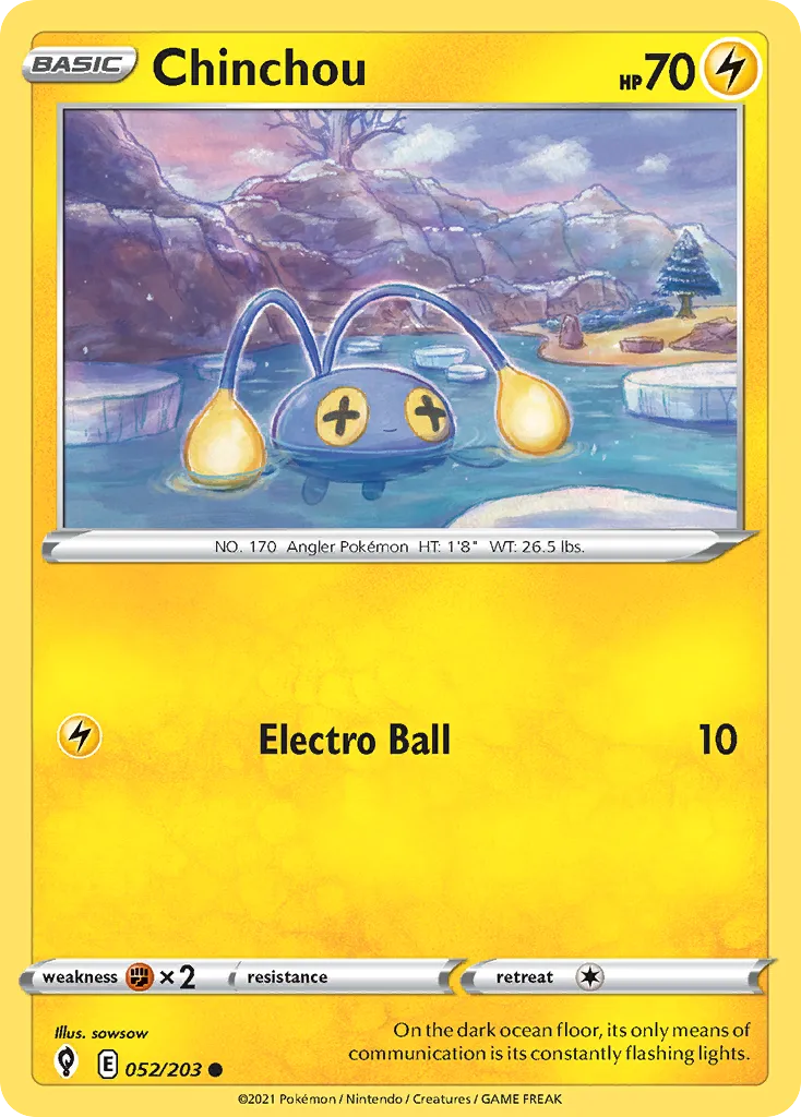 Chinchou #52, Evolving Skies