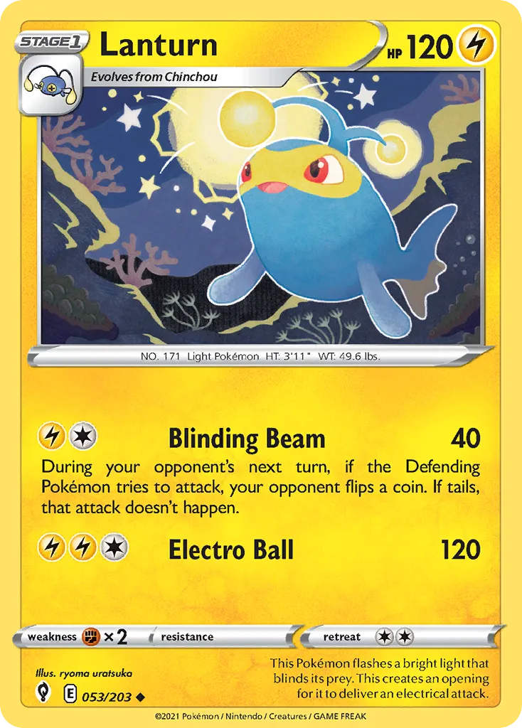 Lanturn #53, Evolving Skies Reverse Foil
