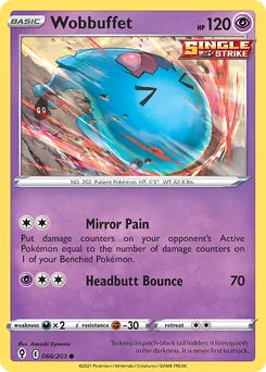 Wobbuffet #66, Reverse Foil