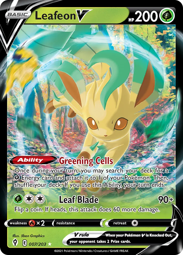 Leafeon V #7, Evolving Skies