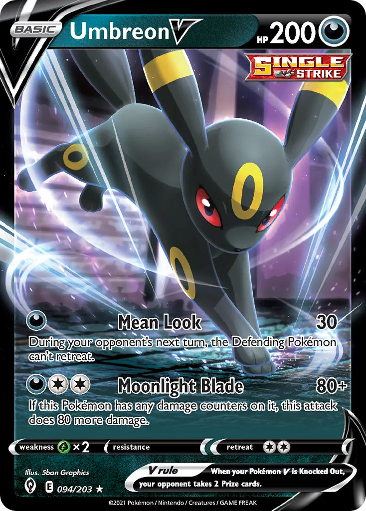 Umbreon V #94, Evolving Skies