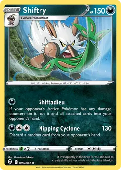 Shiftry #97, Reverse Foil