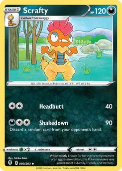 Scrafty #99, Reverse Foil