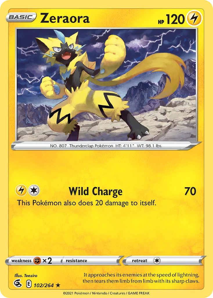 Zeraora #102, Fusion Strike
