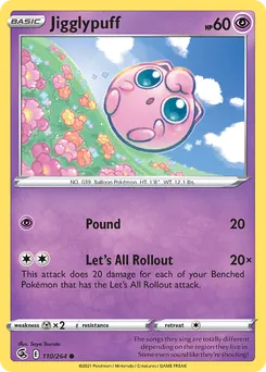 Jigglypuff #110, Reverse Foil
