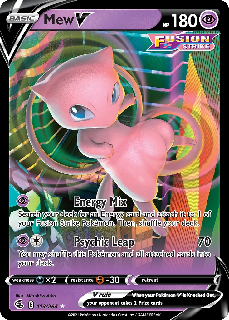 Mew V #113, Fusion Strike