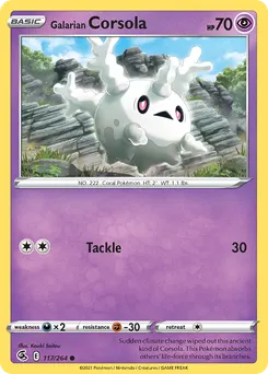 Galarian Corsola #117, Standard