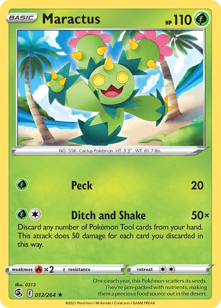 Maractus #12, Fusion Strike Reverse Foil