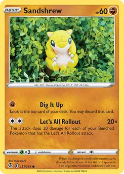 Sandshrew #131, Reverse Foil