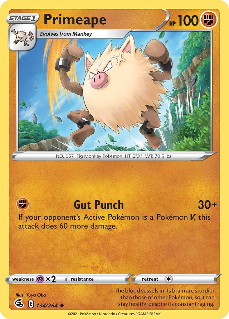 Primeape #134, Fusion Strike