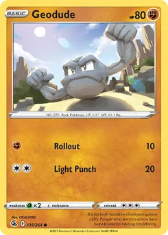 Geodude #135, Standard
