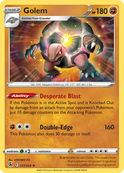 Golem #137, Reverse Foil