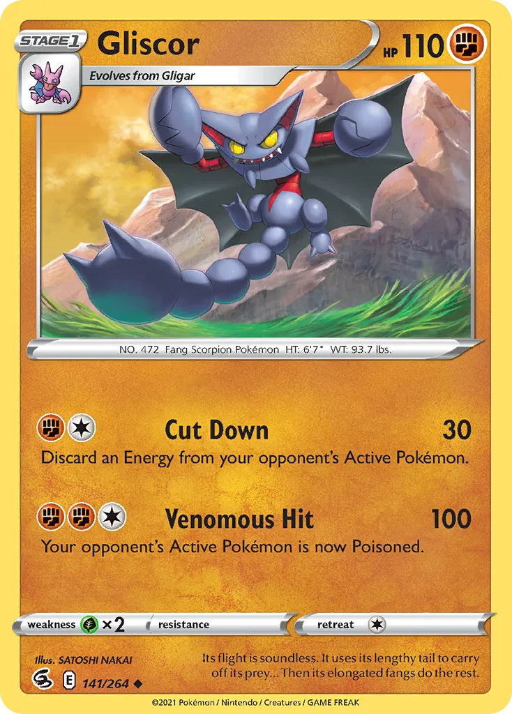 Gliscor #141, Fusion Strike