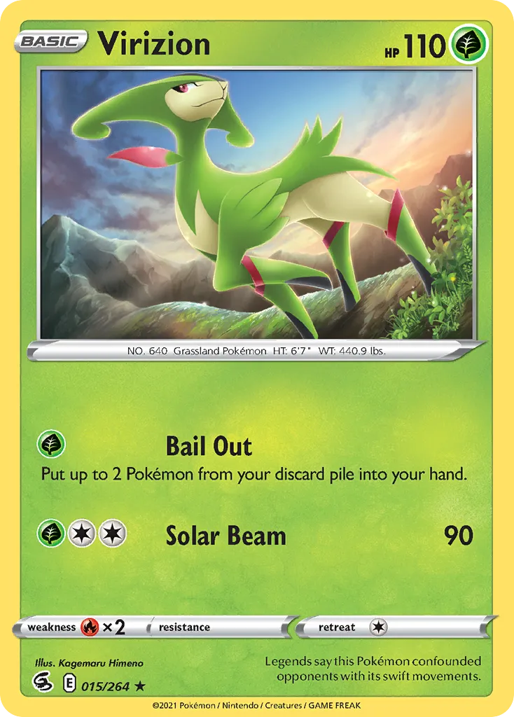Virizion #15, Fusion Strike