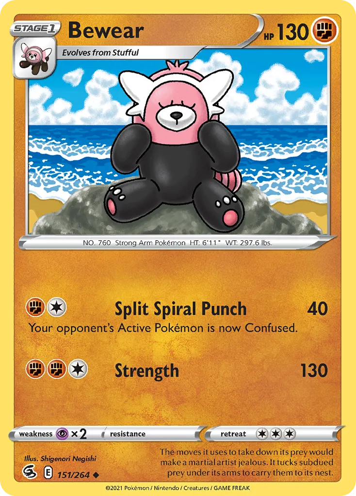 Bewear #151, Fusion Strike