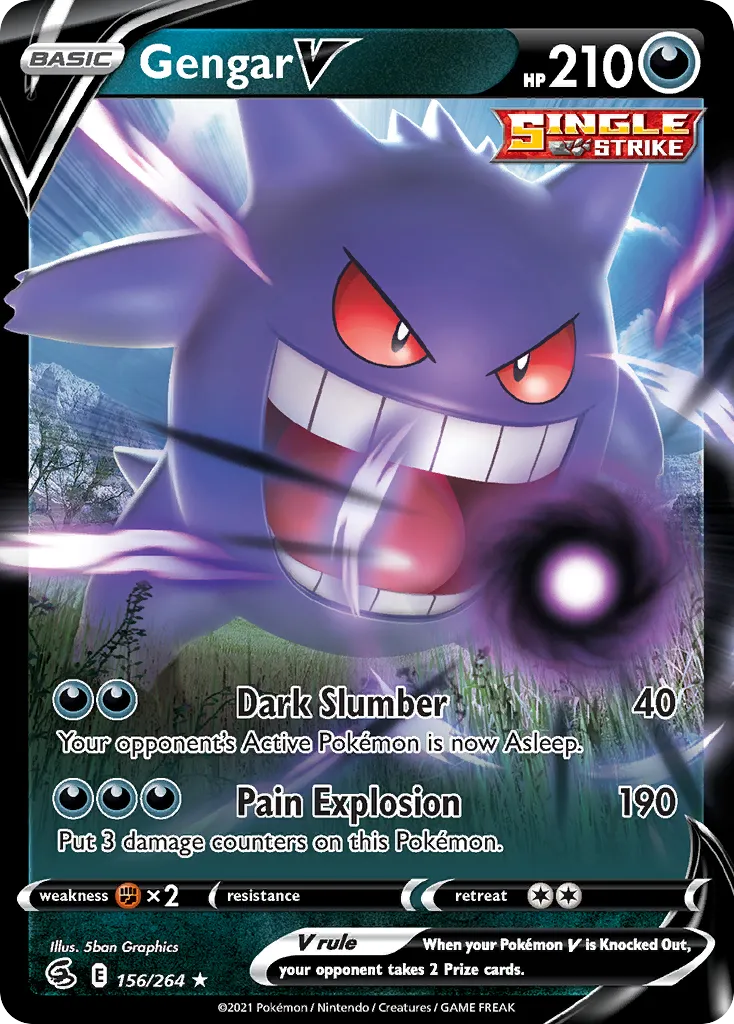 Gengar V #156, Fusion Strike