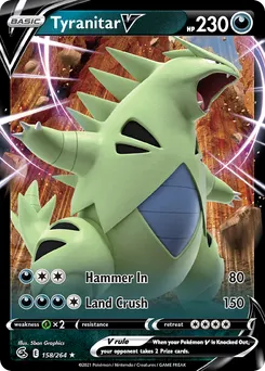 Tyranitar V #158, Standard