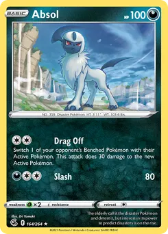 Absol #164, Reverse Foil