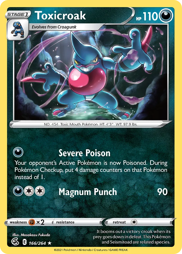 Toxicroak #166, Fusion Strike