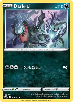 Darkrai #167, Reverse Foil