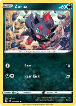Zorua #170, Standard