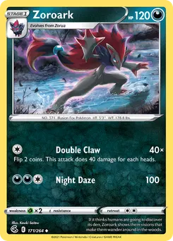 Zoroark #171, Reverse Foil