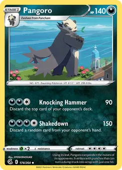 Pangoro #174, Standard
