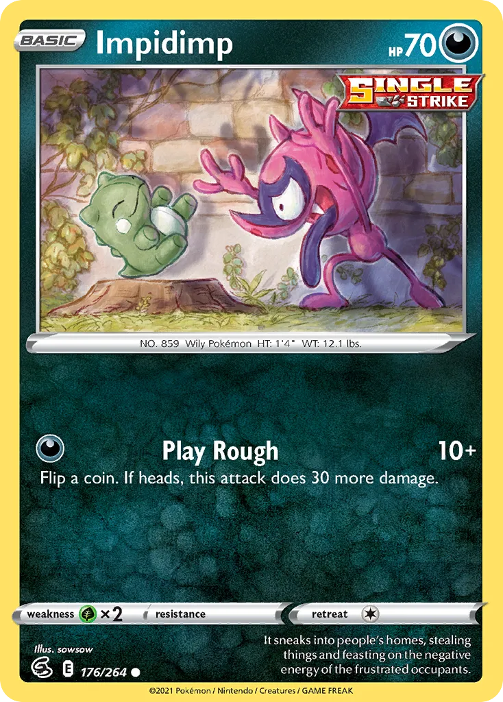Impidimp #176, Fusion Strike Reverse Foil