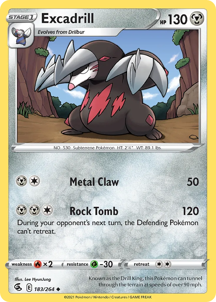 Excadrill #183, Fusion Strike