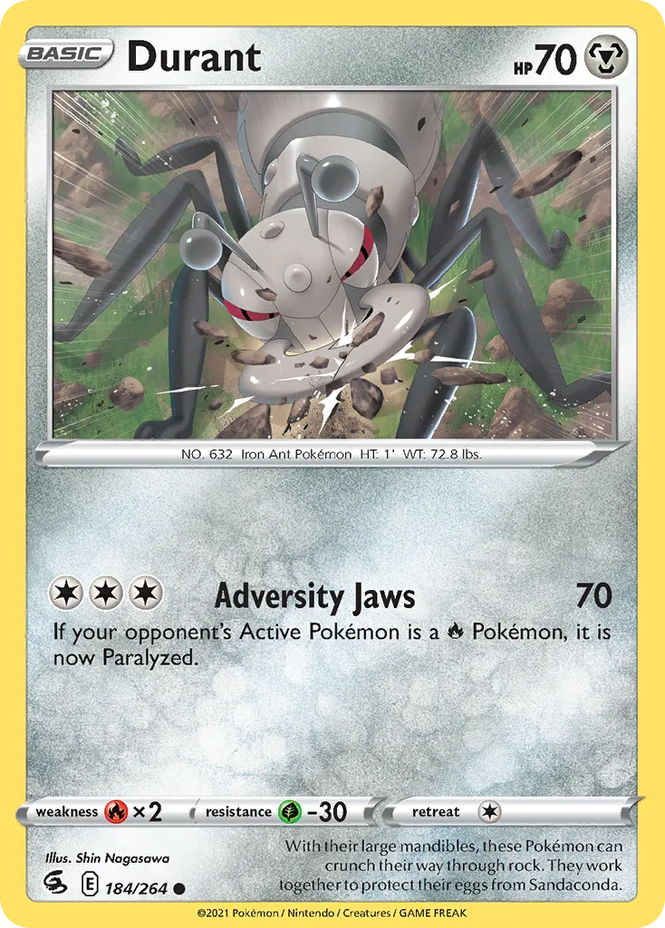 Durant #184, Fusion Strike Reverse Foil