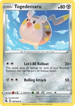Togedemaru #187, Standard
