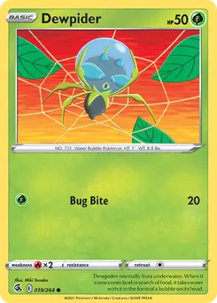Dewpider #19, Reverse Foil
