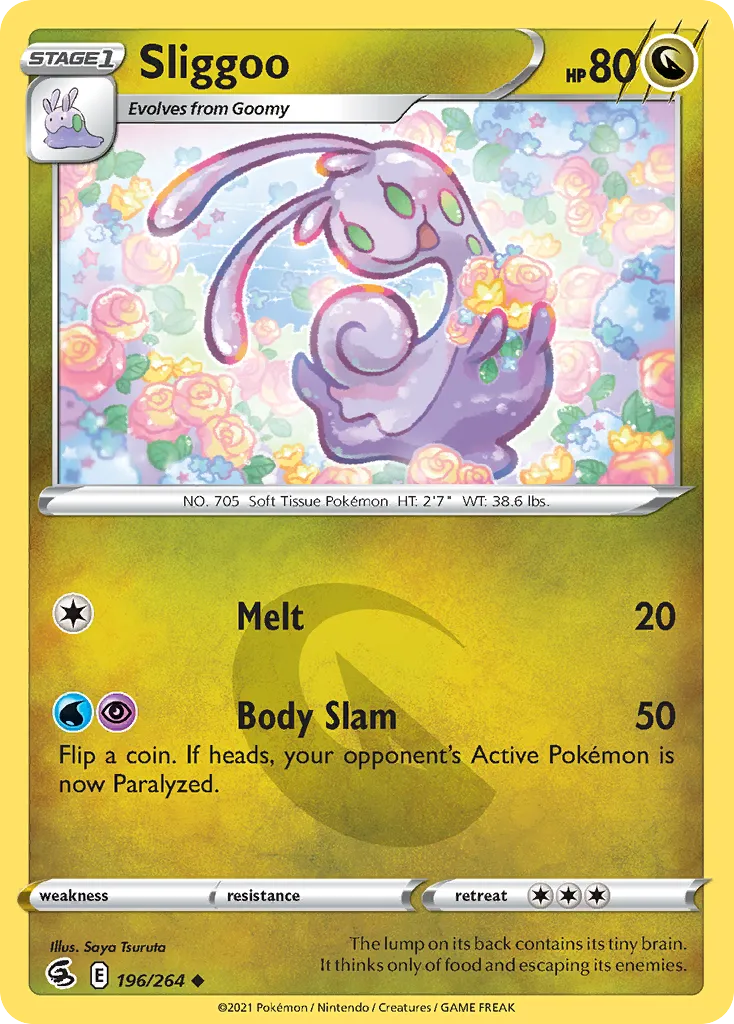 Sliggoo #196, Fusion Strike Reverse Foil