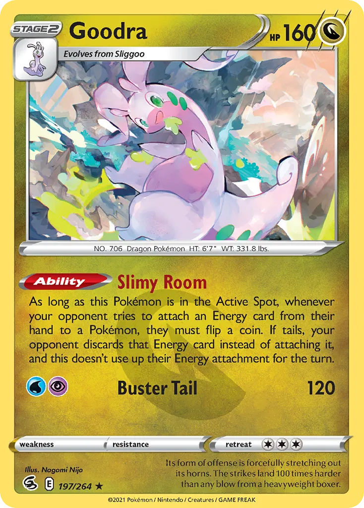 Goodra #197, Fusion Strike Reverse Foil