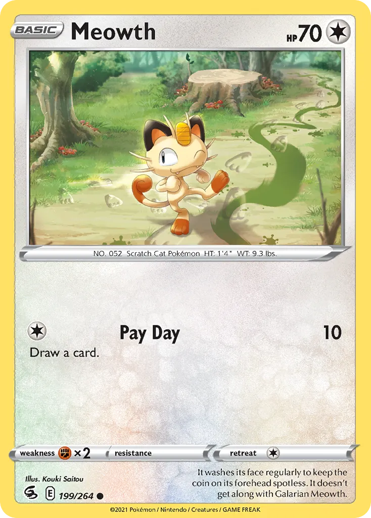 Meowth #199, Fusion Strike
