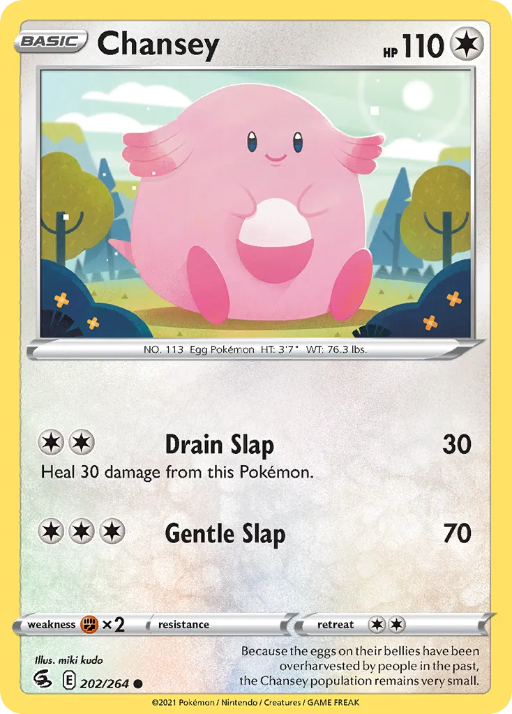 Chansey #202, Fusion Strike Reverse Foil