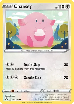 Chansey #202, Reverse Foil