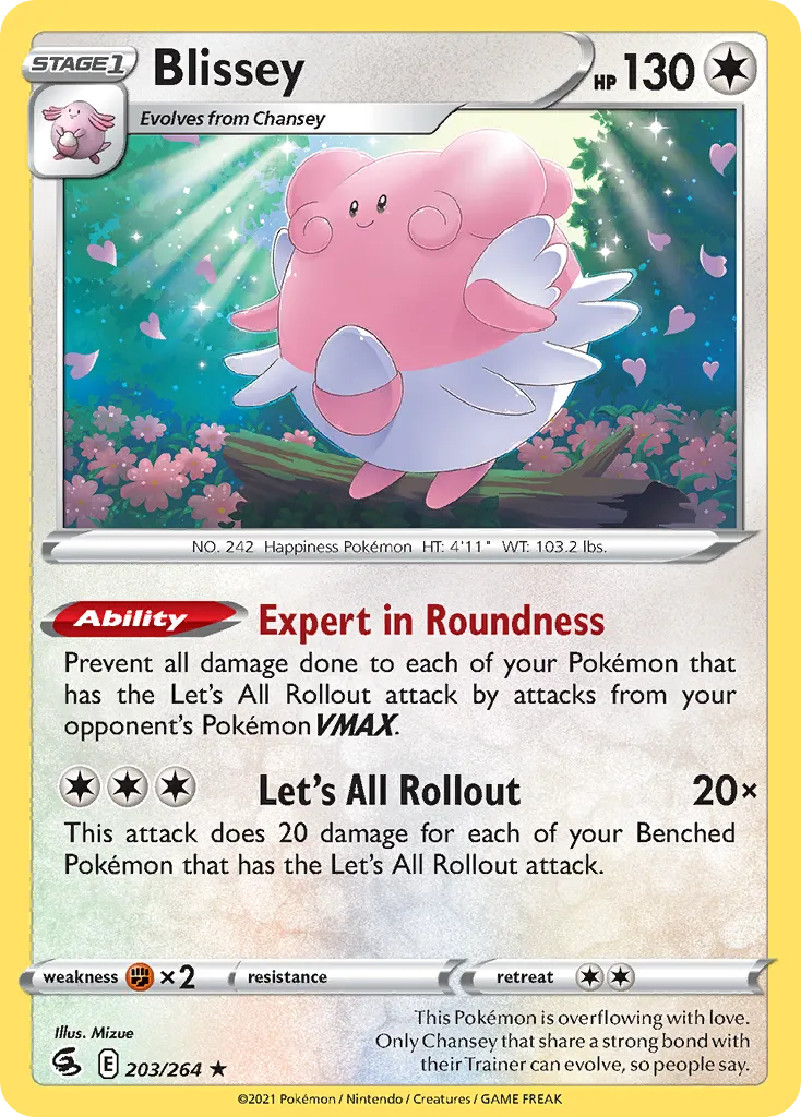 Blissey #203, Fusion Strike