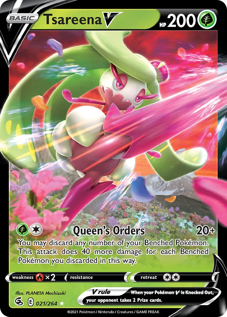 Tsareena V #21, Fusion Strike