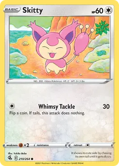 Skitty #210, Reverse Foil
