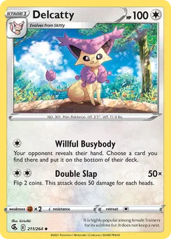 Delcatty #211, Reverse Foil