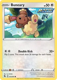 Buneary #212, Standard