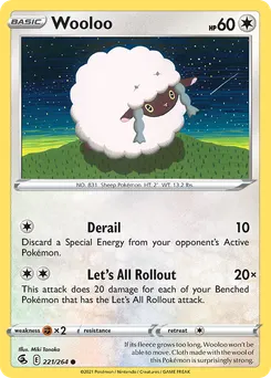 Wooloo #221, Reverse Foil